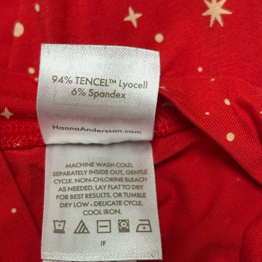 Hanna Andersson footless pajama, size 12-18m